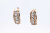 Diamond Drop Stud Earrings In 10k Yellow Gold 3.6 Grams Eb0625lwxdu