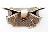 Gucci Medium Padlock Tote In Gg Supreme Monogram Coated Canvas Fw1125prrdu