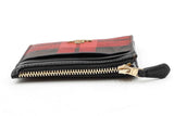 Coach Mini Skinny Id Case In Tartan Plaid Eb1125oxdu