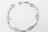 0.9cttw Diamond Tennis Bracelet In 18k White Gold 11.3 Grams 7 Inch Eb0726lxxzsa