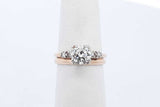 0.98cttw Diamond Ring In 14k Yellow Gold 3.8 Grams Size 5.25 Eb0126lpxzde