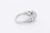 2.4cttw Diamond Ring In 14k White Gold 6.5 Grams Size 7 Eb1125lpxzsa