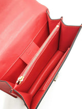 Christian Louboutin Elisa Red Leather Shoulder Bag Fw0924pxzdu