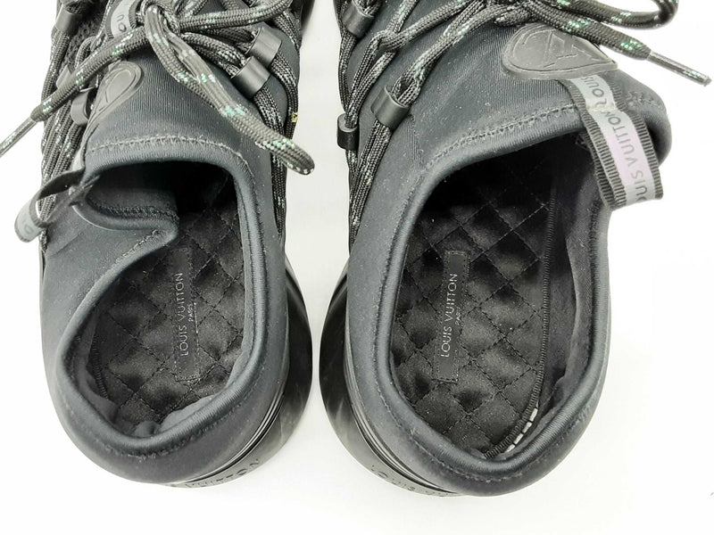 Louis Vuitton Fastlane Black Mesh Nylon Sneakers Size 11 Mens Do1124lrxde