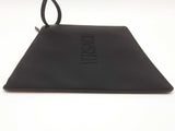 Versace Black Nylon Zip Pouch Clutch Do0925lxzde