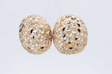 14k Yellow Gold Filigree Stud Earrings 5.3 Grams Eb0826orxsa