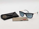Ray-ban Rb4344 Gold Metal Eclipse Aviator With Case Aa0826exsa