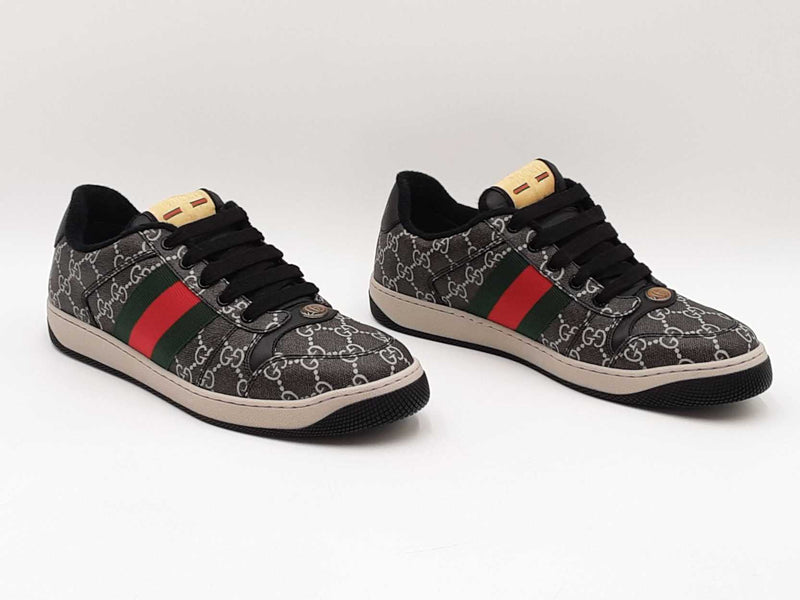 Gucci Screener Gg Supreme Web Coated Canvas Sneakers Fw0525lrxdu