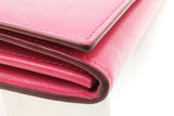 Alexander Mcqueen Fuschia Leather Wallet On Chain Eb0926lorde