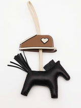 Hermes Grigri Rodeo Robeo Coeur Bag Charm Eb0126oxxzsa