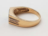 Black Onyx 14k Yellow Gold 7.2g Ring Size 11.75 Do0826wexde