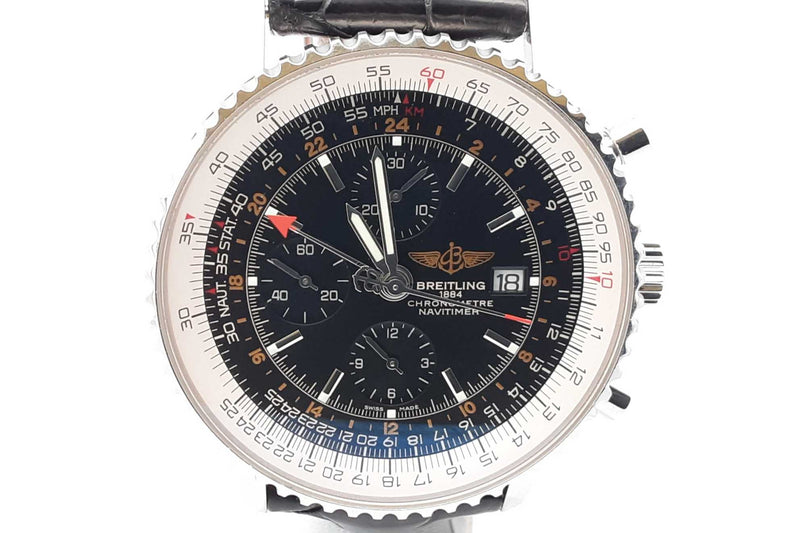 Breitling Navitimer 46mm Automatic Chronograph Stainless Steel Watch Eb824lrxzdu