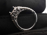 Enchanted Disney Cinderella's Engagement Ring In 14k White Gold 3.5 Grams Size 4 Fw0626oezdu