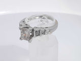 1.80 Cttw Diamond 14k White Gold Ring 5 Grams Size 9 Aa0625lszxsa