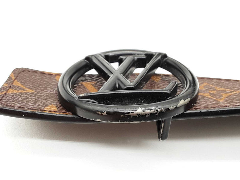 Louis Vuitton Lv Circle Reversible Black Belt 95/38 Sd1125lcrde