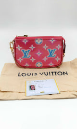 Louis Vuitton Monogram Vernis Valentine Neon Fuschia Mini Pochette Ebrrxdu