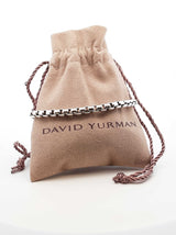 David Yurman Box Chain Bracelet In Sterling Silver 23.6 Grams 8 Inch Fw0526lordu
