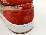 Nike Air Jordan 1 Mid Se "Denim Red" High Top Sneakers Size 9.5 Fw0225lxzdu