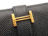 Hermès Bearn Long Wallet In Black Epsom Leather Fw0426ixzdu