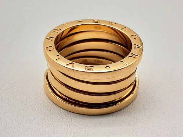 Bvlgari B.zero1 18k Yellow Gold 11.3g Ring Size 52/ 5.75 Do1024oxzxde