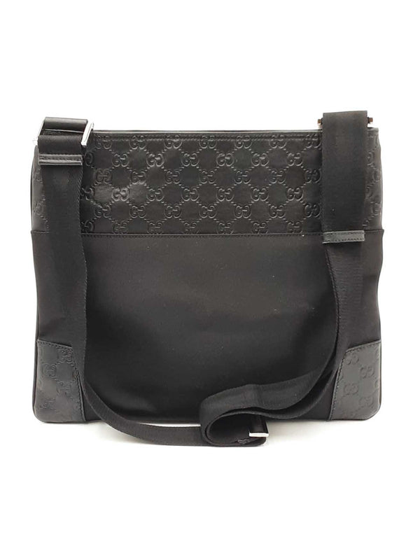 Gucci Guccissima Black Nylon Messenger Bag Sd0825owzdu