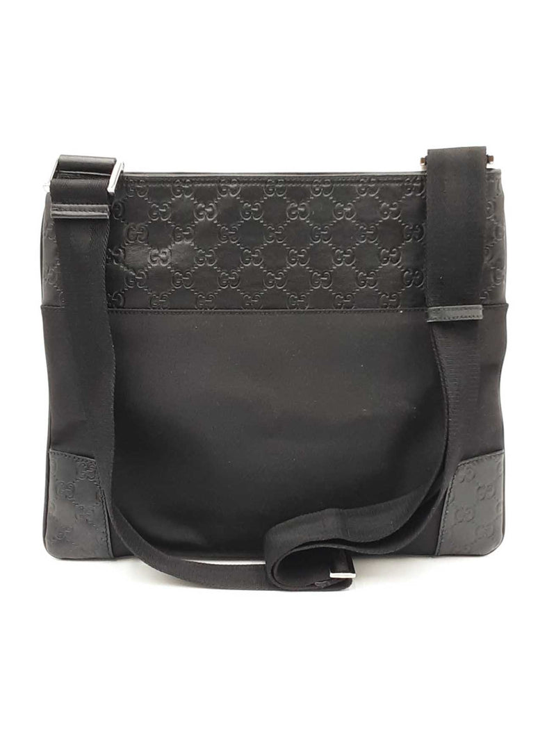 Gucci Guccissima Black Nylon Messenger Bag Sd0825owzdu