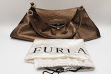 Furla Ostrich-embossed Leather Slouchy Shoulder Bag Sd0126lzxdu