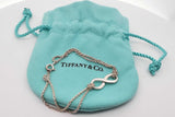Tiffany & Co. 925 Sterling Silver Infinity Bracelet 3.3 Grams 6 Inch Eb0626crsa