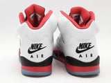 Jordan 5 Retro Og Fire Red Hq7980-101 Shoes Size 5.5 Y Aa0626izsa