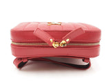 Ysl Saint Laurent Red Leather Vicky Belt Bag Sd0326orzdu
