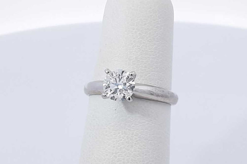 0.81ctw Diamond Wedding Set In 14k White Gold 4.6 Grams Size 5 Eb1125irxdu