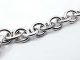 Tiffany & Co. 1837 Interlocking Circles 925 Bracelet 21 Grams 6 Inch Fw0426lrxdu