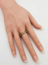 Rainbow Sapphire Eternity Band In 14k Yellow Gold 6 Grams Size 9 Fw1025lerdu