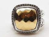 David Yurman Albion 0.925 Sterling Silver 15.0g Ring Size 7.25 Do0526oxzde