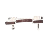 Hermes Lizard Logo Buckle Silver Buckle Mk0126lrzxmia