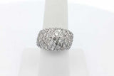 2.3cttw Diamond Ring In 10k White Gold 6.1 Grams Size 7 Eb0926ixzsa