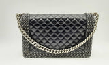 Chanel Glazed Calfskin Quilted Boy Chained Flap Hs0224orxzsa