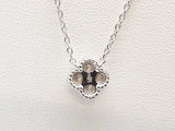 0.45 Cttw Lab Grown Diamonds 0.925 Silver 3.7g Clover Ensemble Do0525rcde