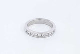 0.99ctw Diamond Ring In Platinum 6.2 Grams Size 6 Eb0424oorsa