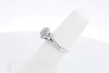 1.01cttw Diamond 10k White Gold Ring 3.2 Grams Size 5.5 Eb0626wxzdu