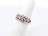 1.02 Cttw Diamond Anniversary Band In 10k Rose Gold 3.9 Gram Size 6 Fw0626pxzdu