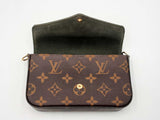 Louis Vuitton Felicie Pochette Crossbody & Khaki Green Bandouliere Fw1224rxzsa