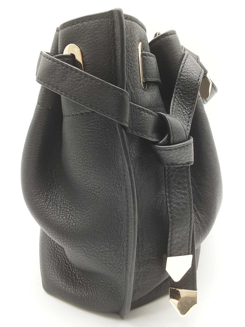 Michael Kors Greta Black Leather Tote Bag Do0525sxde