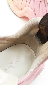 Louis Vuitton Archlight Pink Yellow Gradient Leather Sneakers Sz 37.5 Eb1125exdu