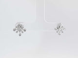0.14 Cttw Diamond 14k White Gold 3 Grams Earrings Aa0725lzxsa