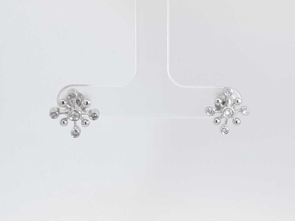 0.14 Cttw Diamond 14k White Gold 3 Grams Earrings Aa0725lzxsa