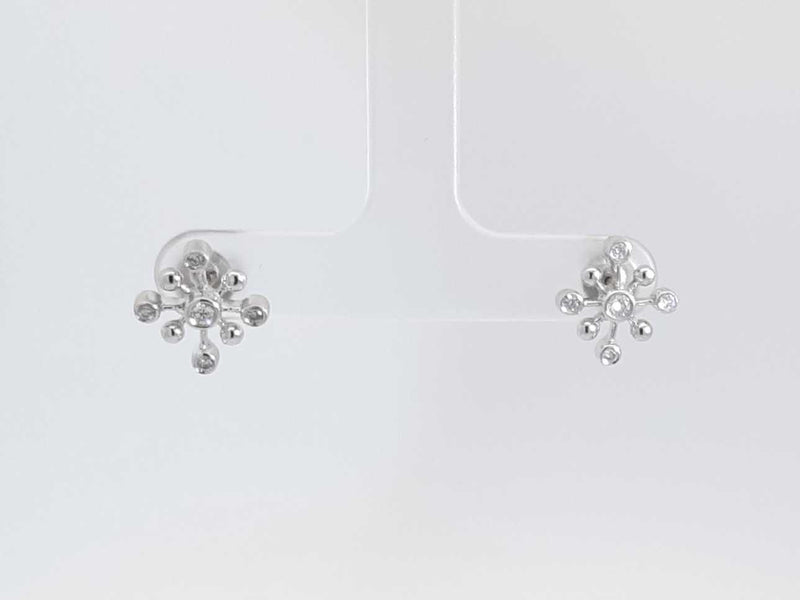 0.14 Cttw Diamond 14k White Gold 3 Grams Earrings Aa0725lzxsa