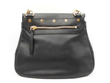Tom Ford Zipper Strap Black Leather Shoulder Bag Fw0824pcrdu