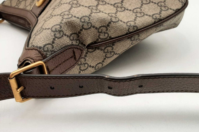 Gucci Gg Monogram Supreme Canvas Ophidia Shoulder Bag Eb0824wxzsa