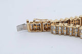 3.58cttw Diamond 18k Yellow Gold Tennis Bracelet 45 Grams 7 Inch Eb0626woxzsa